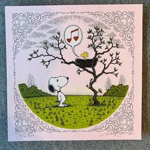 Marq Spusta “Woodstock’s Song of Love” ❤️ Rosa edition of 47/80 NEW MINT Signed